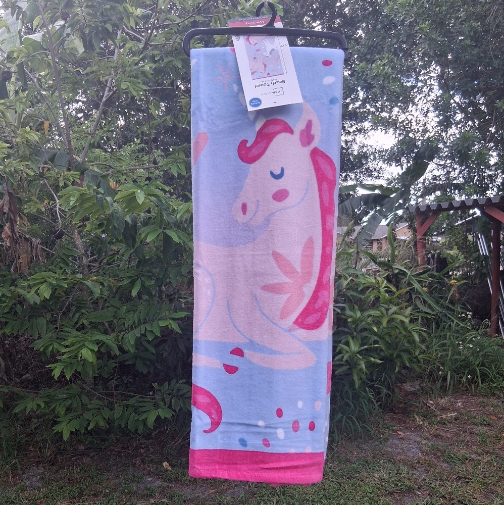 Mainstays Unicorn Beach Towel
